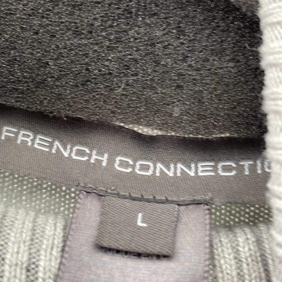 French connection gray sweater dress turtleneck - Picture 7 of 7